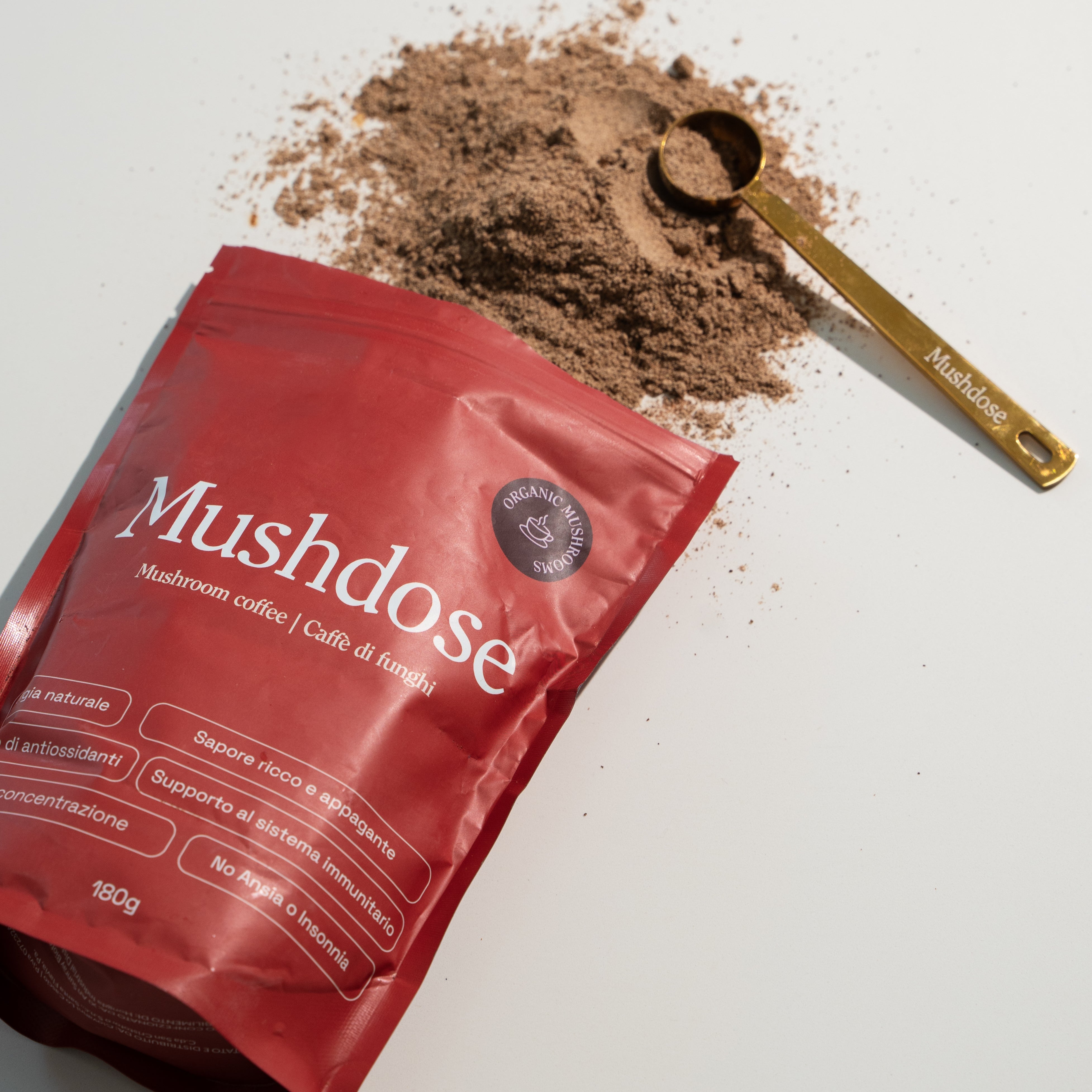 MUSHDOSE - 6 funghi adattogeni in un caffè funzionale